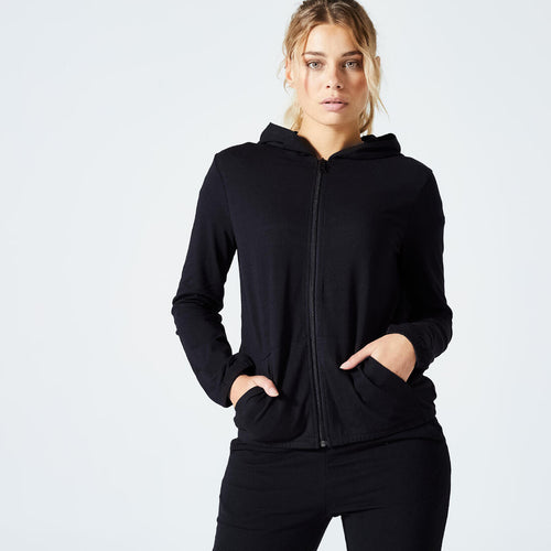 





Sweat Zippé Fitness Femme - 100