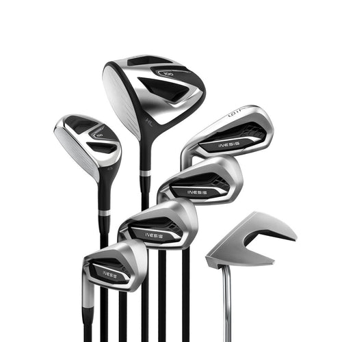 





KIT GOLF 7 CLUBS GAUCHER GRAPHITE TAILLE 1 ADULTE - INESIS 100