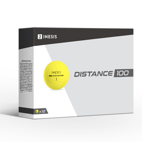 





Balles golf x12 - INESIS Distance 100