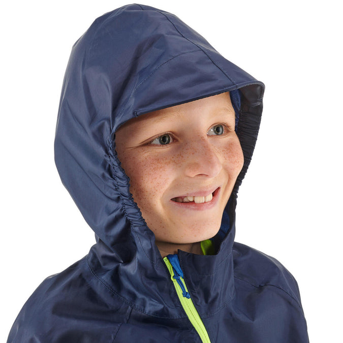 Veste imperm able de randonn e MH100 enfant 7 15 ans Decathlon