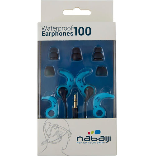 





Kit écouteurs MP3 étanches de natation bleu