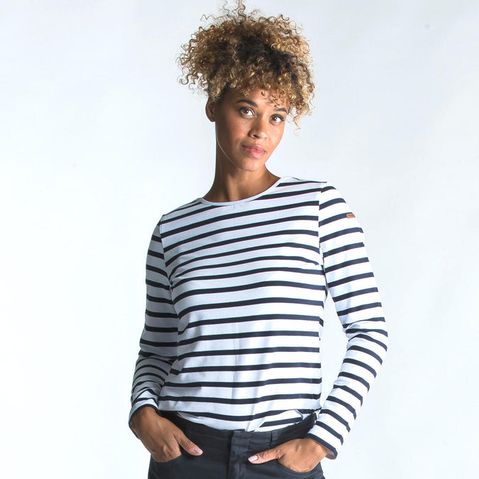 





T-Shirt Manches longues - marinière de voile femme Sailing 100, photo 1 of 4