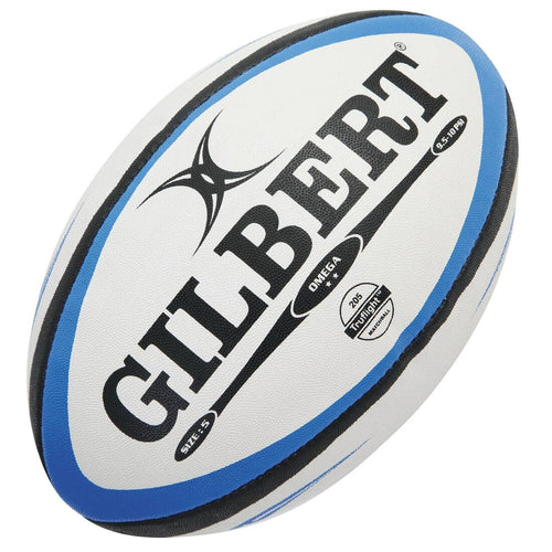 





Ballon De Rugby Taille 5 - Gilbert Omega Blanc Bleu