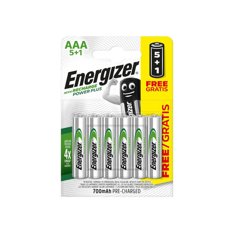 





Piles rechargeables Energizer 5+1 AAA/HR3 700mAh