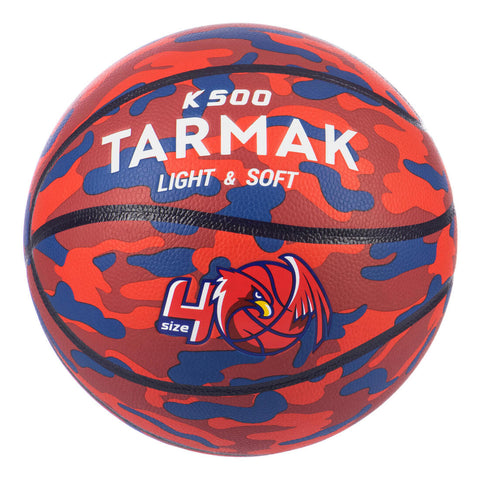 





Ballon de basket K500 Play bleu orange pour enfant basketteur débutant.