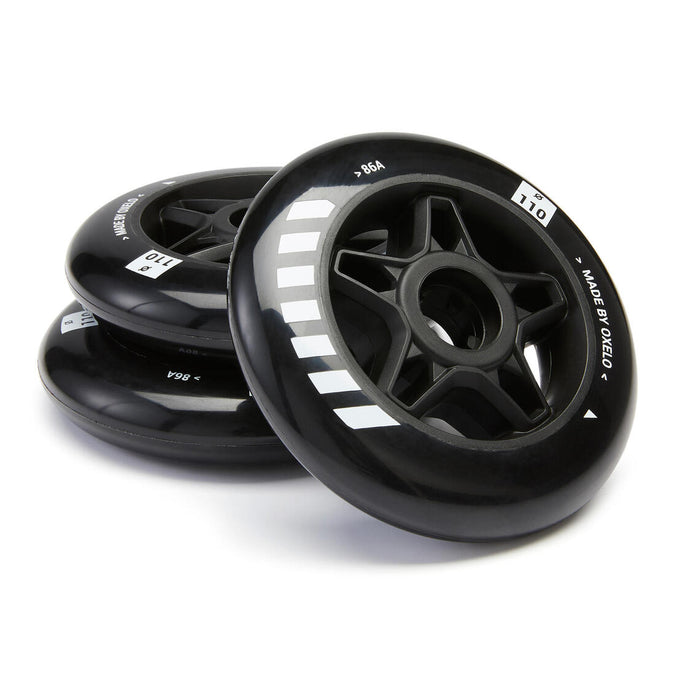 





3 roues de roller en ligne OXELO 110mm / 86A noires, photo 1 of 6
