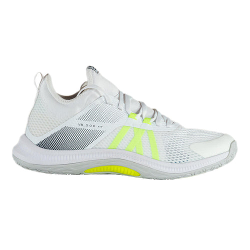 





Chaussures de volley-ball FIT pour pratique régulière, blanches et jaunes