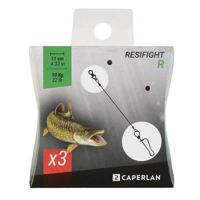 





Avançon pêche carnassier RESIFIGHT rigide 10KG x3, photo 1 of 4