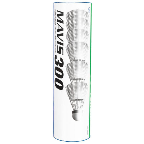 





VOLANT DE BADMINTON EN PLASTIQUE YONEX MAVIS 300 x 6 - BLANC