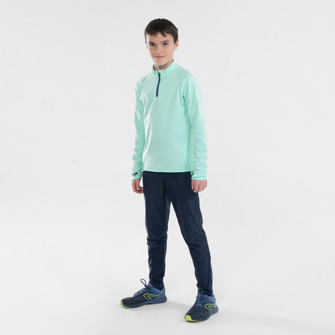 





PANTALON CHAUD DE RUNNING ENFANT - KIPRUN WARM ZIP MARINE GRIS, photo 1 of 11