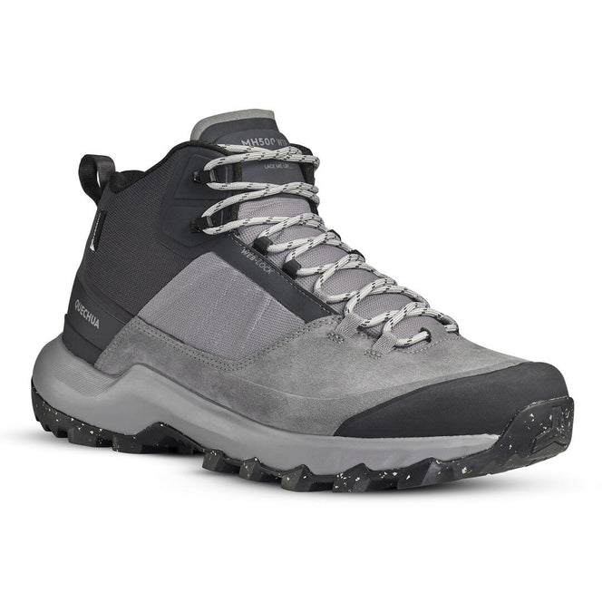 





Chaussures imperméables de randonnée montagne - MH500 MID - homme, photo 1 of 6