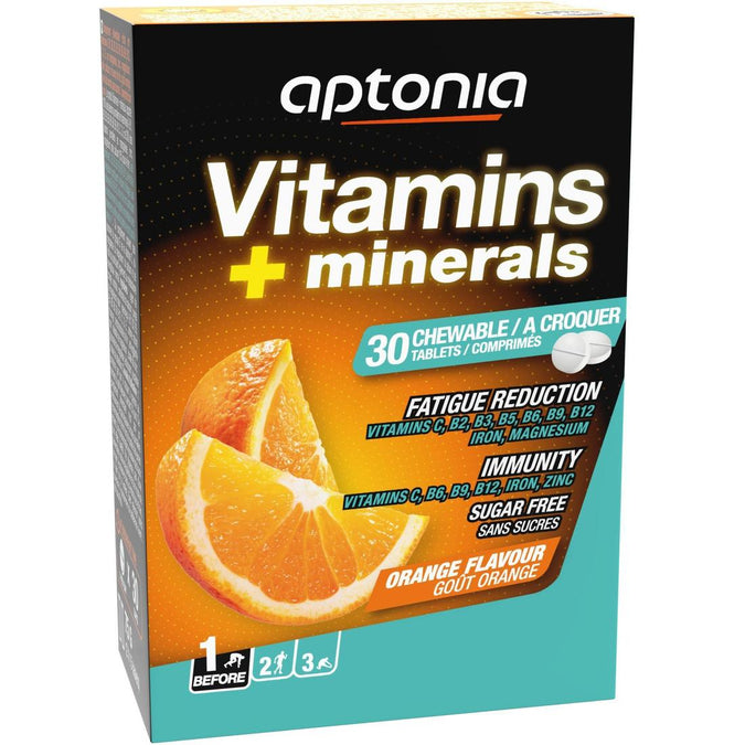 





Complément alimentaire comprimés VITAMINES et MINERAUX orange x30, photo 1 of 5