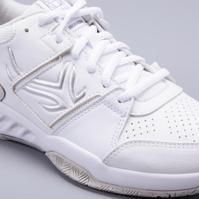 Tennis blanche femme decathlon sale