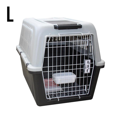 





Caisse de transport rigide pour 1 chien taille M 68x49x45,5cm - Norme IATA