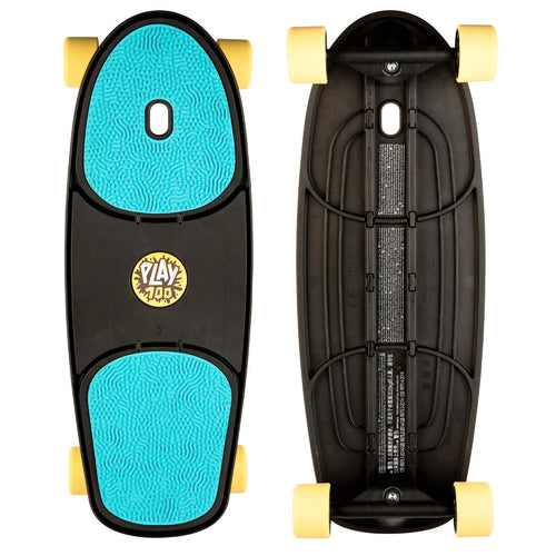 Chaussures basses (cupsoles) de skateboard adulte CRUSH 500 noire