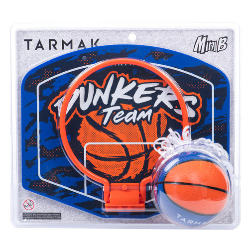 Mini panier de basket enfant/adulte Set Mini B New York bleu. Ballon inclus.