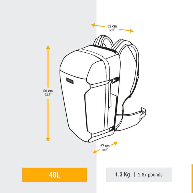 Sac a hotsell dos vertical 40l