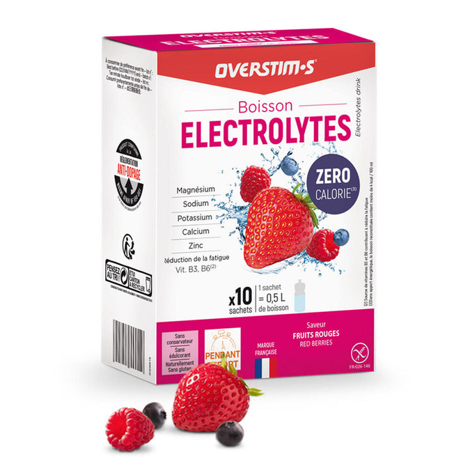 





Boisson électrolytes Fruits rouges (zéro calorie) - étui 10 sachets x 8 g, photo 1 of 4