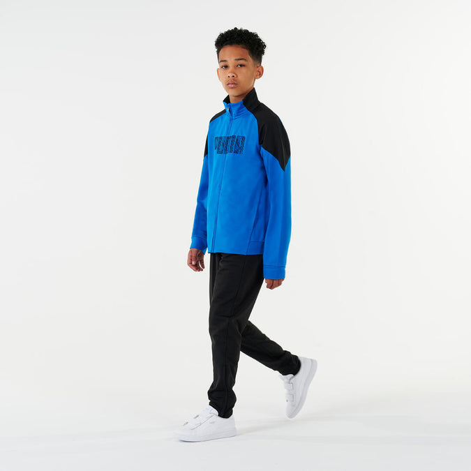 Surv tement enfant synth tique respirant noir et bleu PUMA