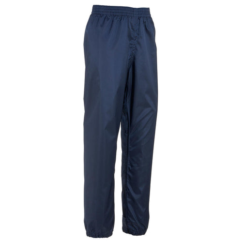 





Surpantalon de randonnée imperméable enfant 2-6 ans, MH100 bleu noir