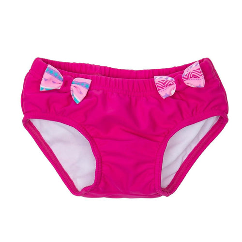 





Bas de maillot couche lavable bébé rose