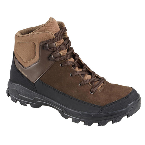 





Chaussures chasse respirantes cuir marron Crosshunt 100 D Montantes