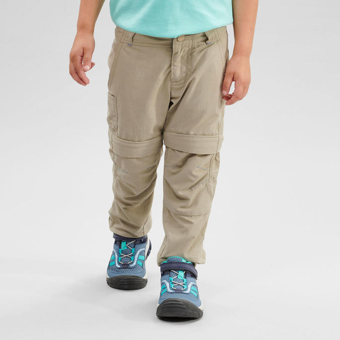 





Pantalon de randonnée modulable - MH500 gris/bleu- enfant 2-6 ANS, photo 1 of 11