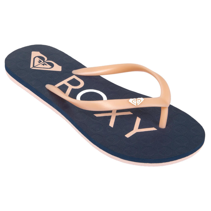 TONGS FEMME The Sea Navy Rose Decathlon Martinique