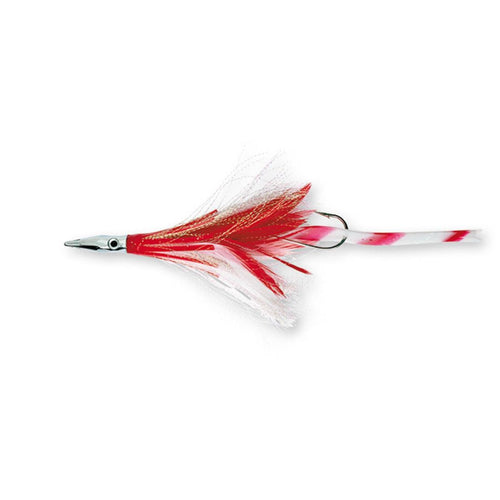 





Leurre Diamond jet feather red white pêche à la traine