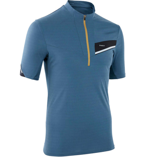 





Tee shirt manches courtes trail running bleu turquoise homme