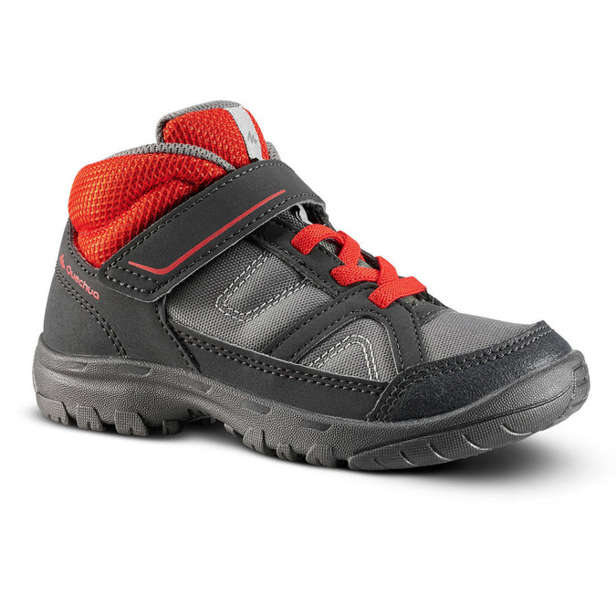 





Chaussures de randonnée enfant montantes MH100 MID KID grises/rouges 24 AU 34, photo 1 of 6