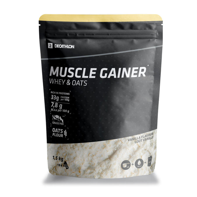 





MUSCLE GAINER VANILLE WHEY & AVOINE 1.5kg, photo 1 of 3