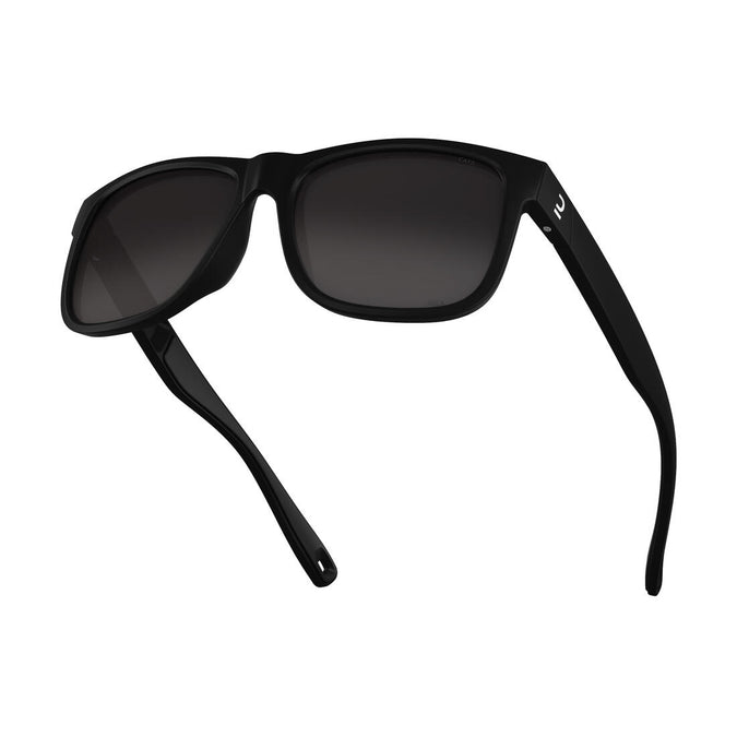 Les lunettes de soleil JUSTIN CLASSIC en Noir et Gris foncé