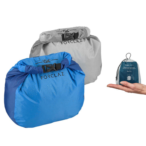 JTMKYO Lot de 2 housses imperméables et 2 sacs de rangement - Housse de sac  à dos étanche - Housse étanche - Convient pour l'alpinisme, le camping  (noir, bleu) : : Sports et Loisirs