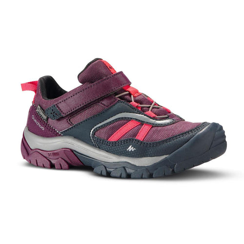 





Chaussures imperméables de randonnée enfant -CROSSROCK violettes- 28 AU 34