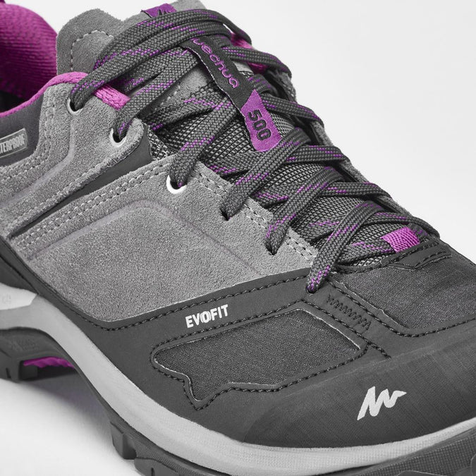 Chaussures imperméables de randonnée montagne - MH500 - femme